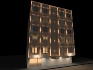 نورپردازی نمای ساختمان